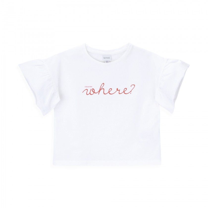 Where t-shirt for girl in cotton