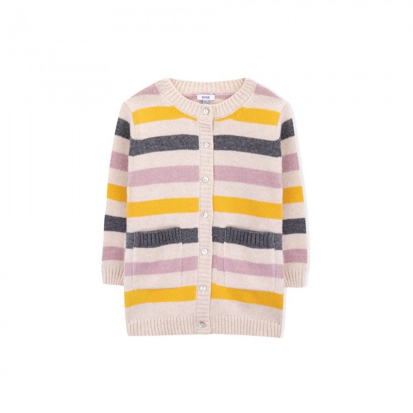 Casaco menina tricot Blossom