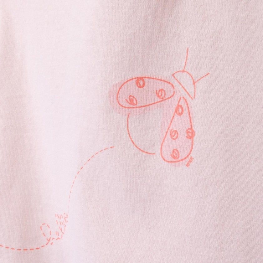 Ladybug cotton baby t-shirt for girls