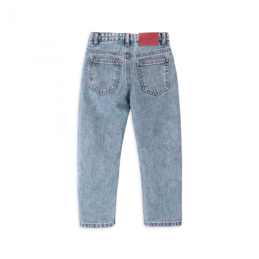 Jake trousers for boy in cotton denim