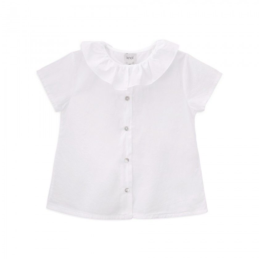 Agnes blouse for baby girl in cotton