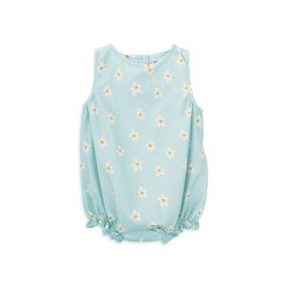 Laura romper for baby girl in cotton