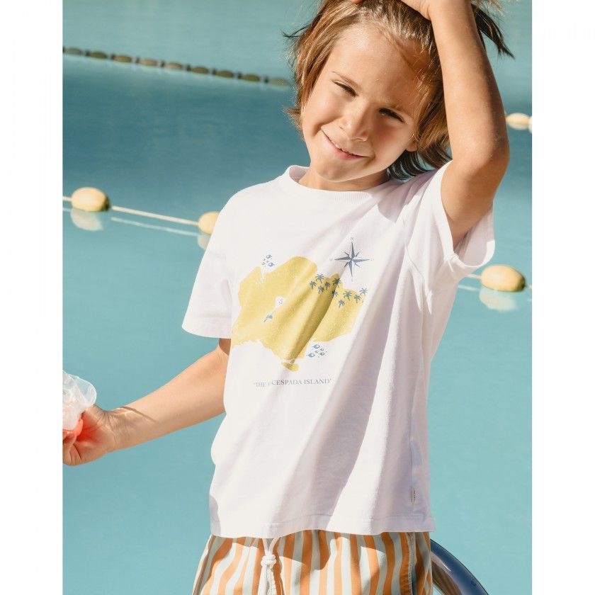 T-shirt Pescespada menino em algodo