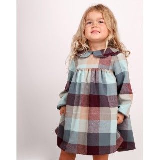 Ceres dress in tweed for girl 12 months to 8 years