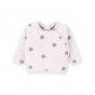 Dots knitted newborn sweater for girls