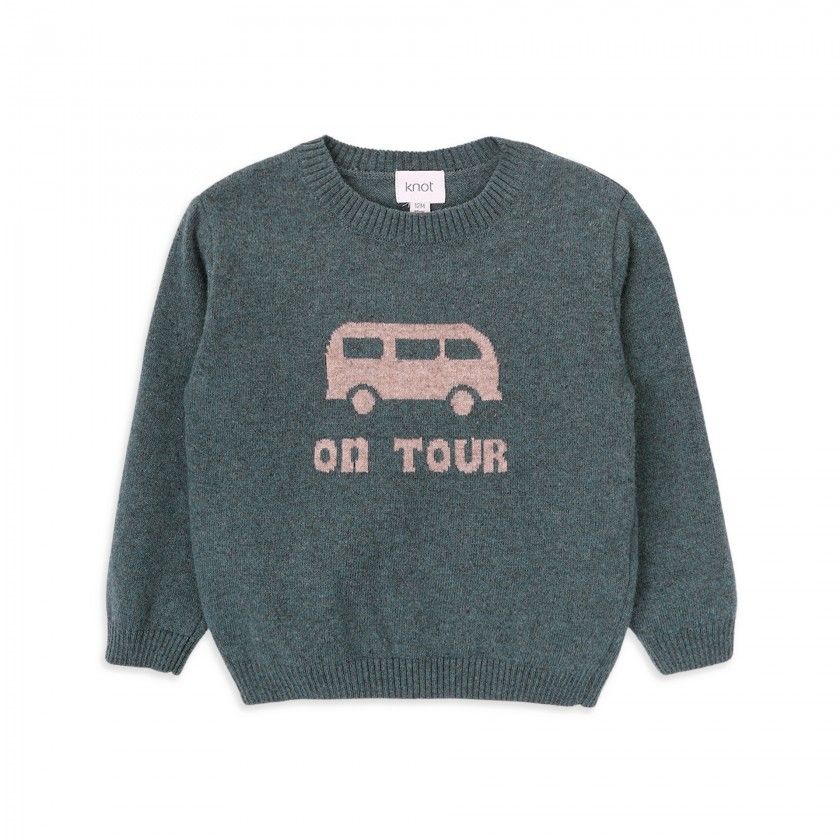 On Tour knitted sweater for boys