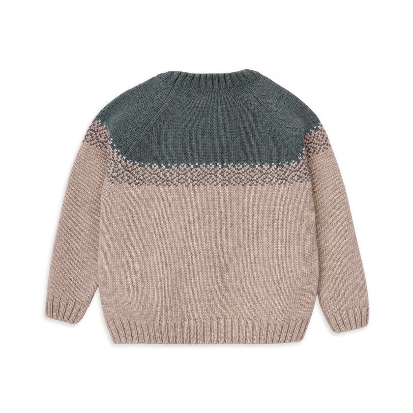 Mountain knitted sweater for boys