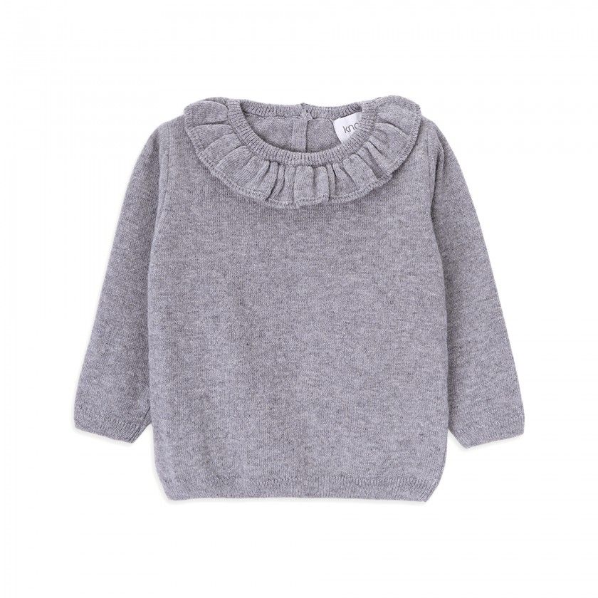 Folho knitted baby sweater for girls