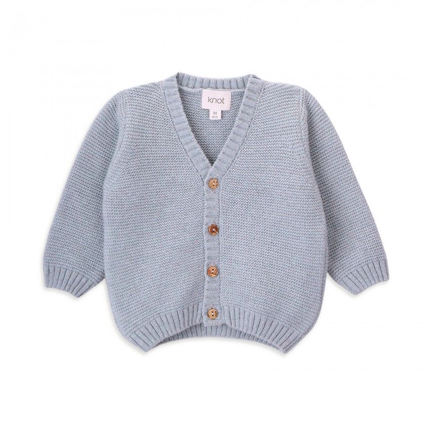 Jordan knitted baby cardigan for boys
