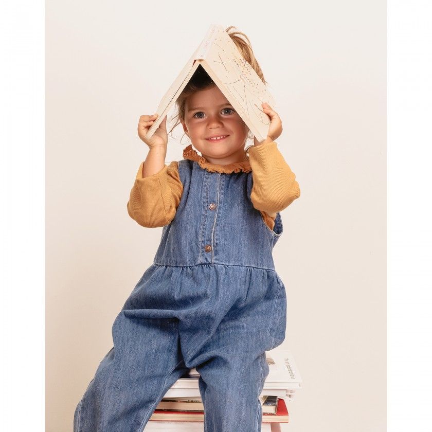 Spring Autumn Baby Girls Denim Jumpsuit Pants Kids Romper Clothes Small  Kids Overall Jeans Pants Girls Denim Jumpsuits Costume - Kids Overalls -  AliExpress