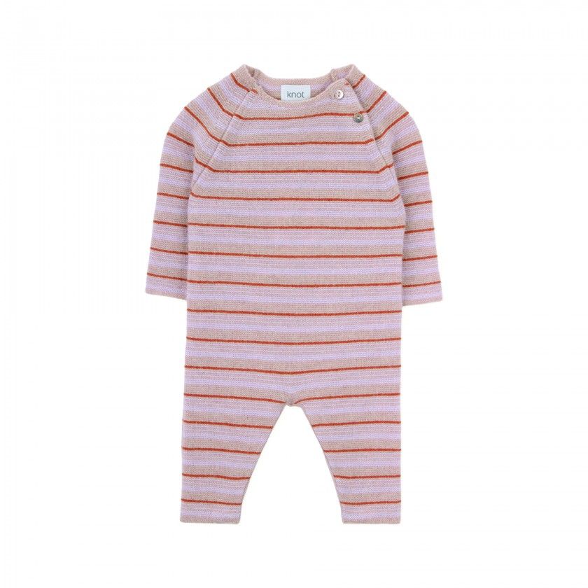 Miggy knitted newborn jumpsuit for girls