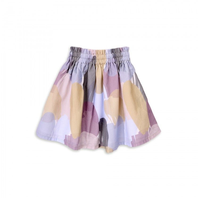 Rose flannel skirt
