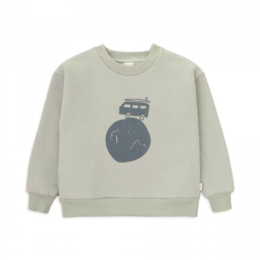 Sweatshirt de menino Van Life, em algodo