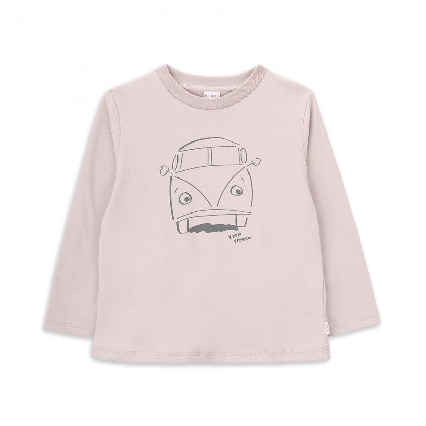 T-shirt de manga comprida Van para menino, em algodo