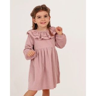 Ema dress in corduroy for girl 6 months to 8 years