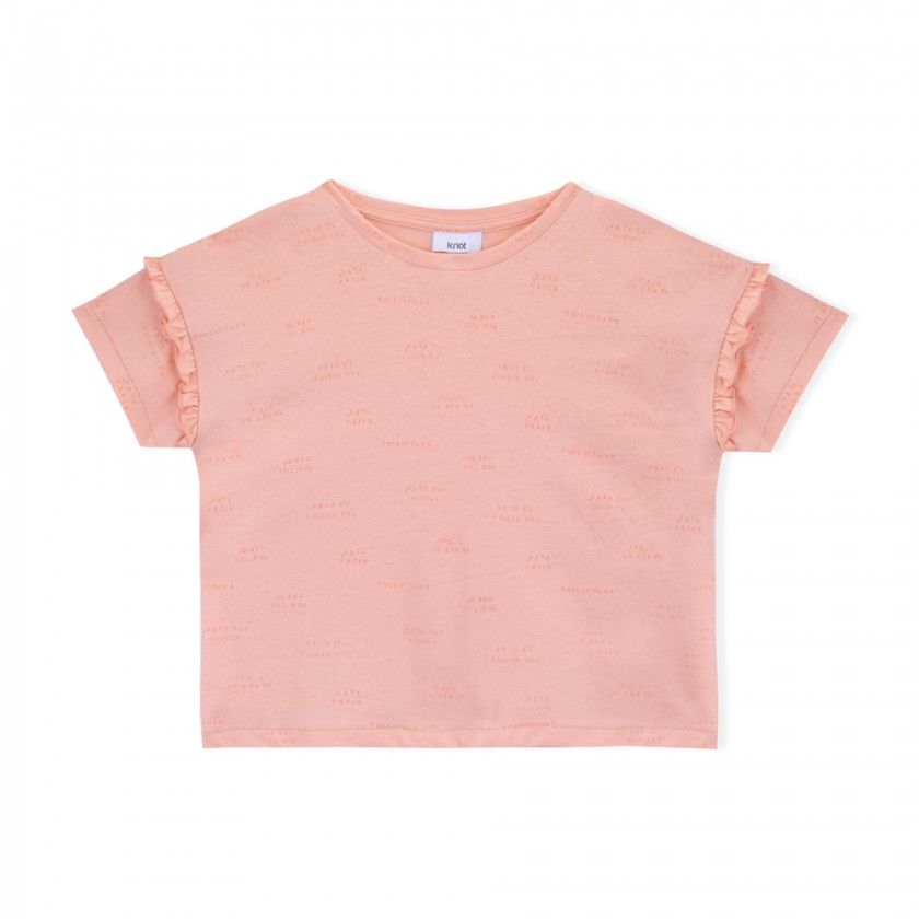 T-shirt de menina Manifesto Gal, em algodo
