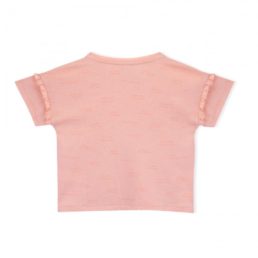 T-shirt de menina Manifesto Gal, em algodo