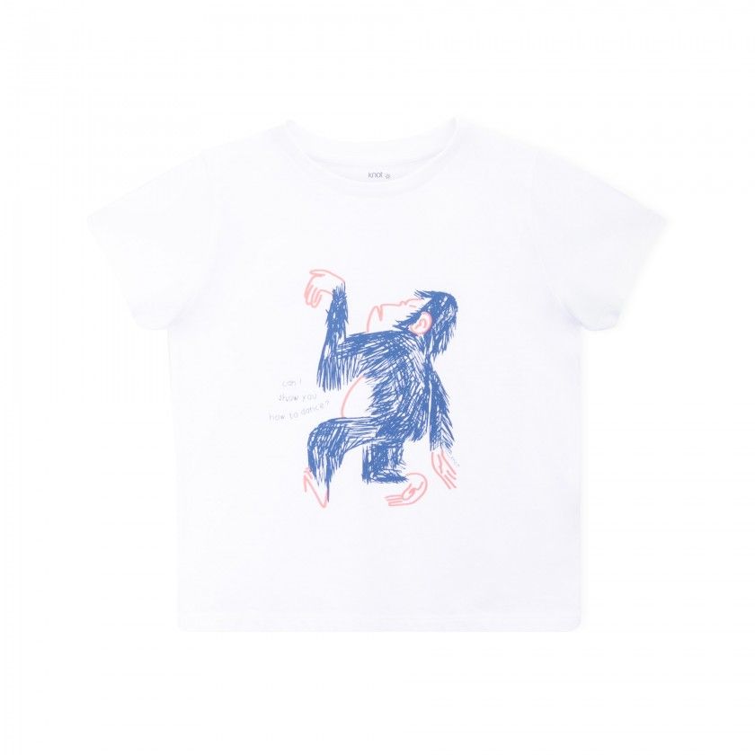 Monkey cotton t-shirt for boys