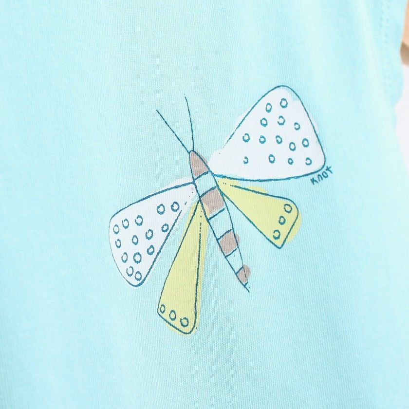T-shirt de beb Libelinha para menina, em algodo