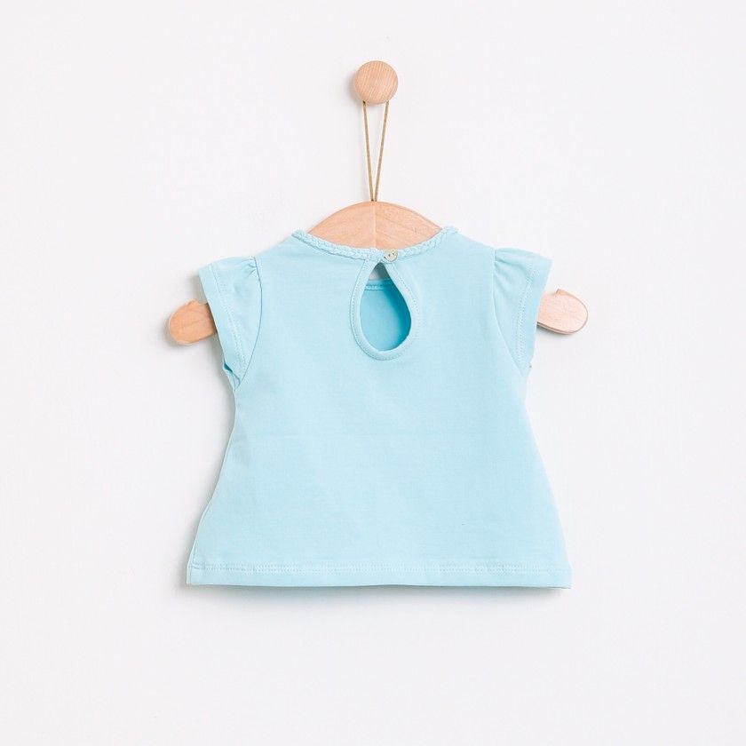 T-shirt de beb Libelinha para menina, em algodo