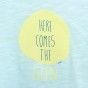 T-shirt de menino Here Comes the Sun, em algodo