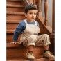Shawn corduroy baby overalls for boys