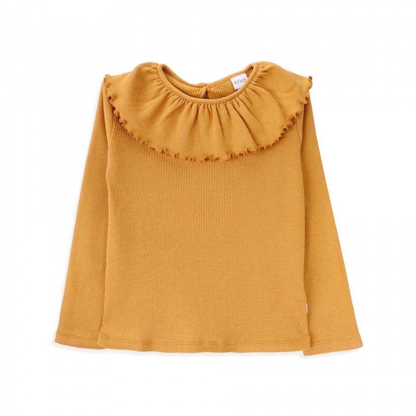 Flora cotton long-sleeve t-shirt for girls