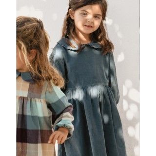 Printed corduroy dress Stars 12 months to 8 years
