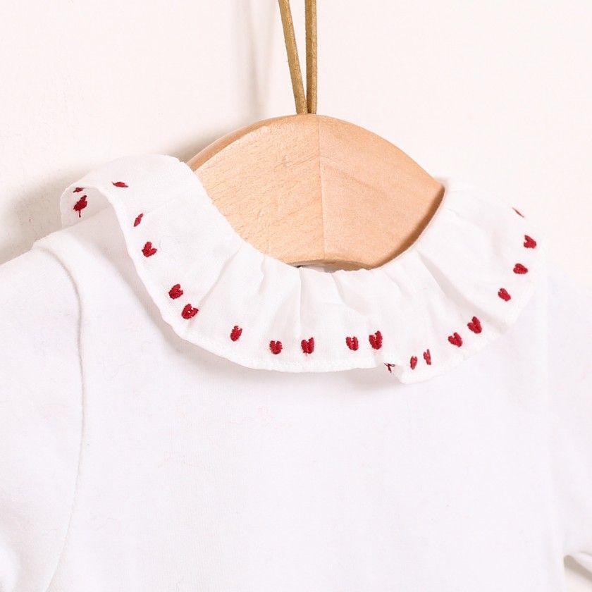 Coraes cotton baby bodysuit for girls