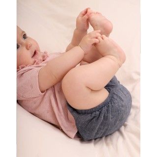 Jo shorts for baby girl in denim