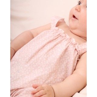 Camille overalls for baby girl in cotton
