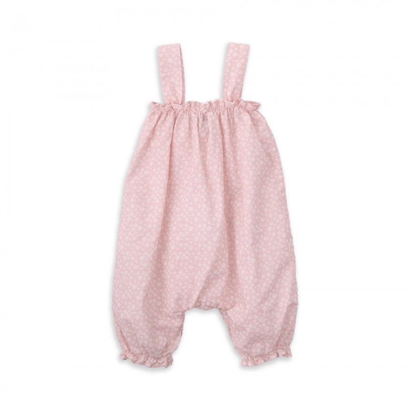 Camille overalls for baby girl in cotton