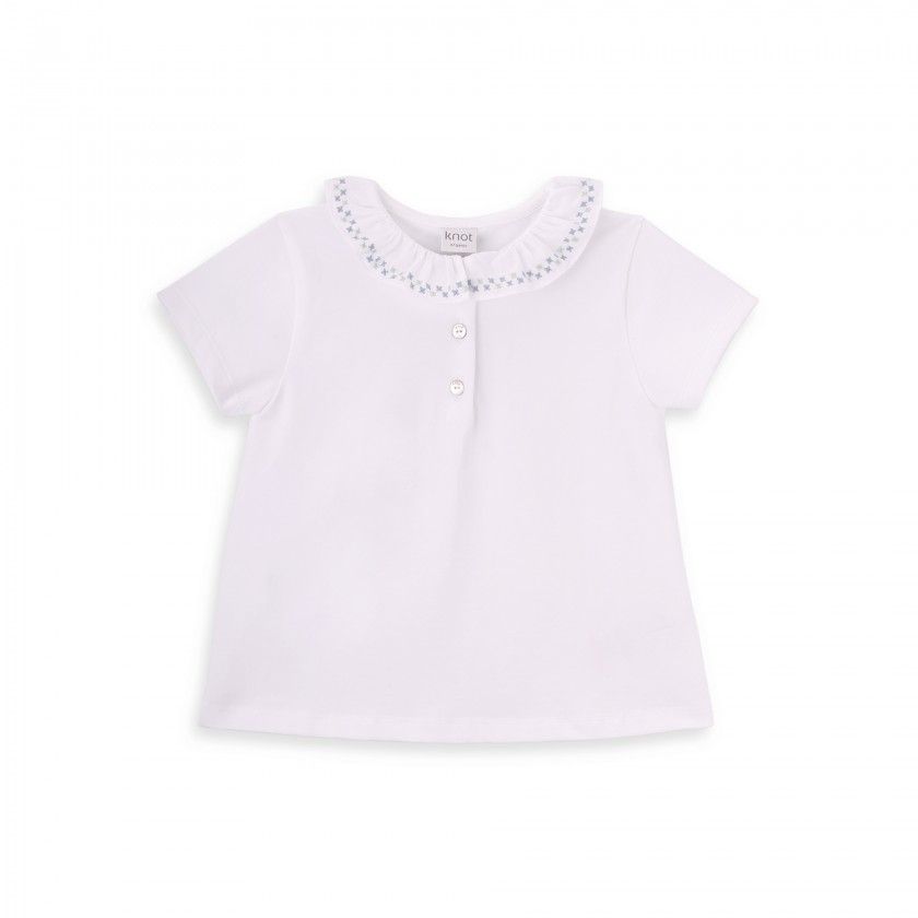 Patrice polo for girl in organic cotton