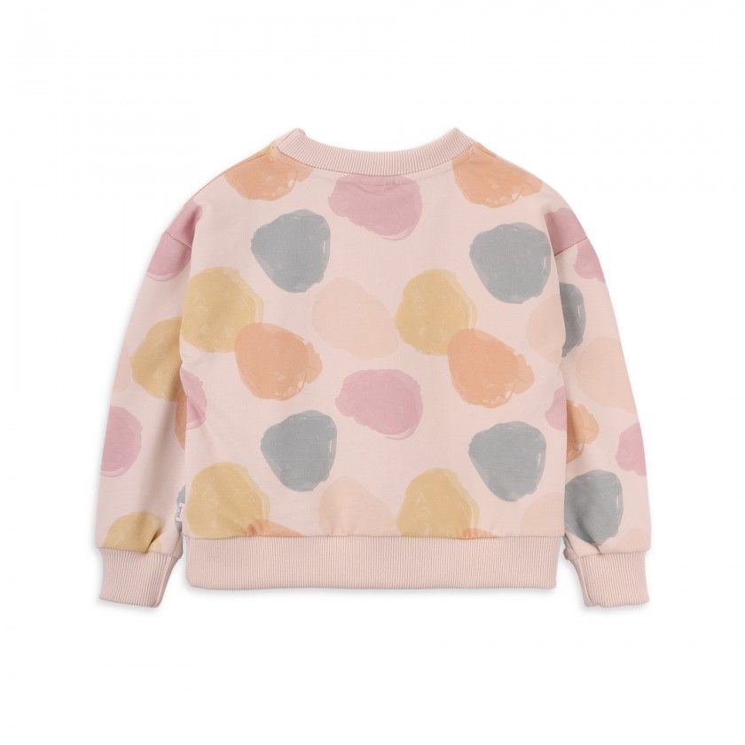 Abstract Pears sweatshirt for girl in cotton