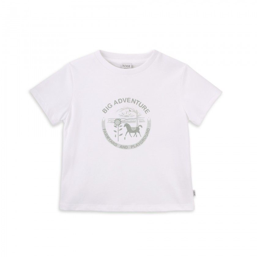 Big Adventure t-shirt for boy in cotton
