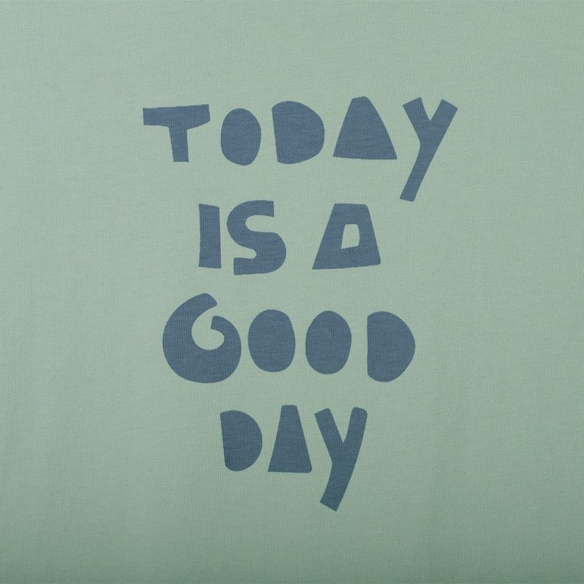 T-shirt Good Day de menino em algodo