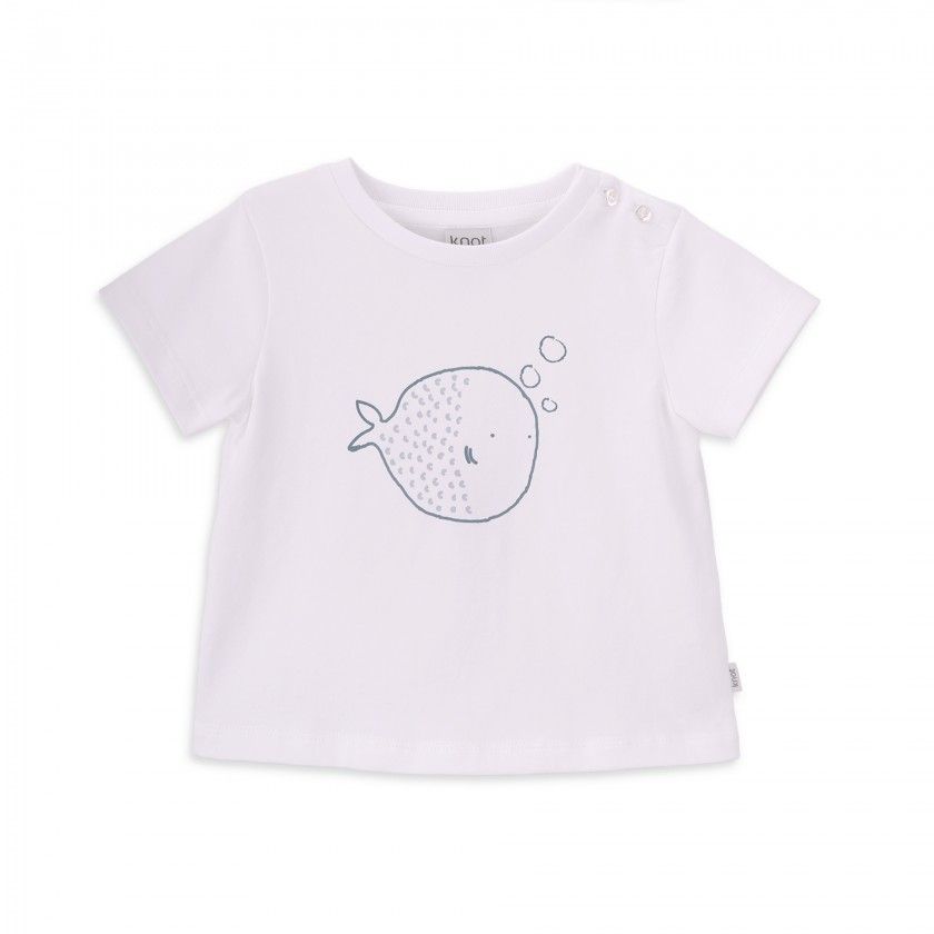 T-shirt Tobias Fish de menino em algodo