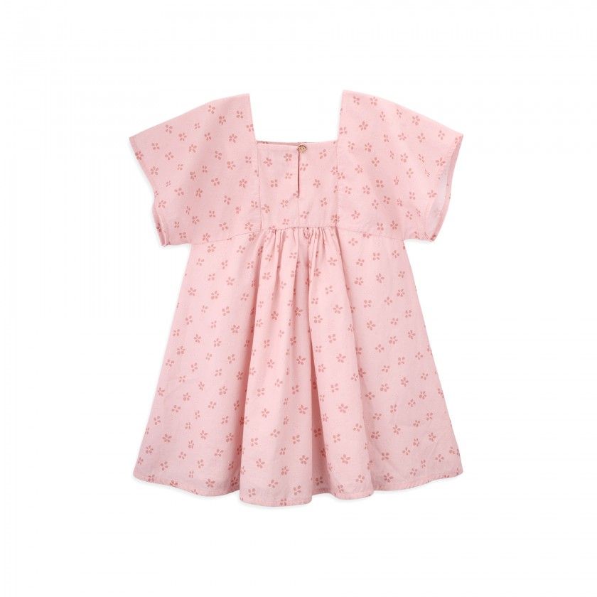 Lucille dress for girl in cotton