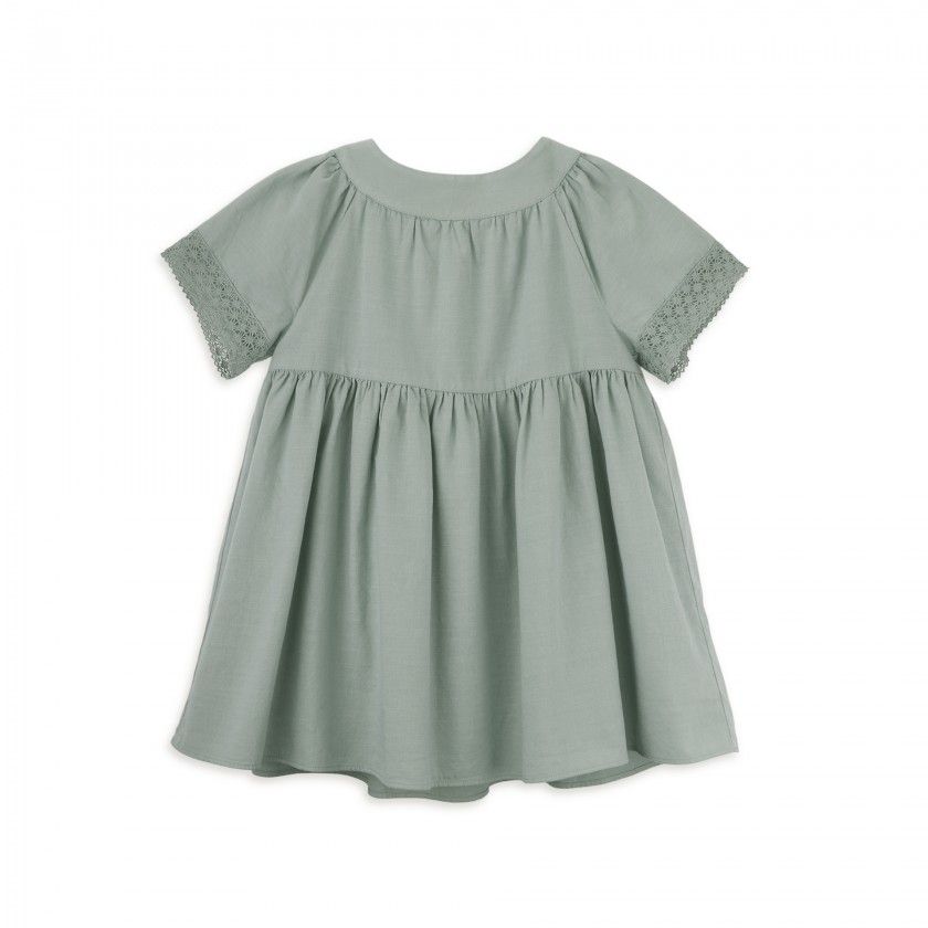 Chantal dress for girl in cotton