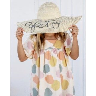 Hallie dress for girl in cotton