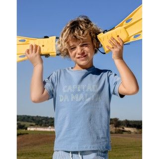 T-shirt Capito de menino em algodo