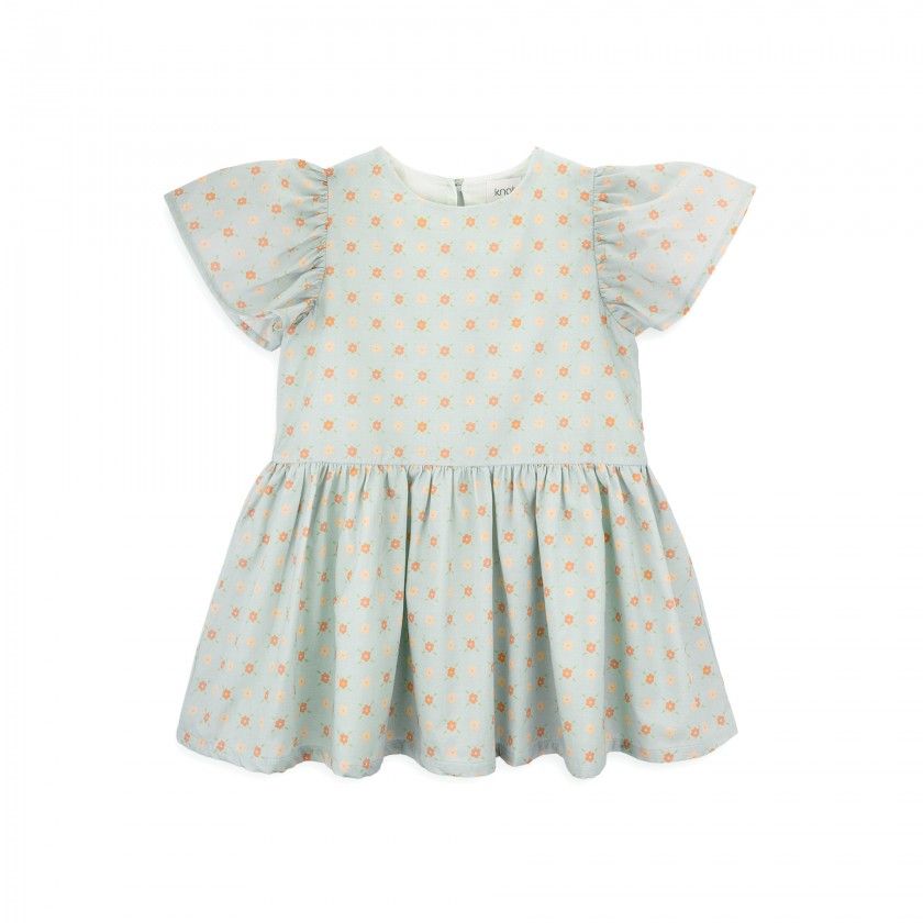 Micaela dress for girl in cotton