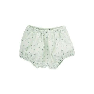 Marble shorts for baby girl in organic cotton