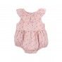 Sweet Flowers romper for baby girl in cotton