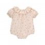 Wildflowers romper for baby girl in cotton