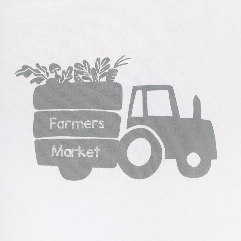 T-shirt Farmers Market de menino em algodo