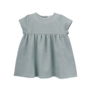 Marie dress for girl in cotton