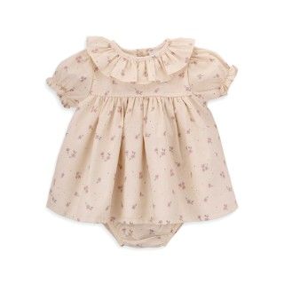 Wildflowers dress for girl in cotton