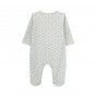 Marble babygrow for newborn in organic cotton