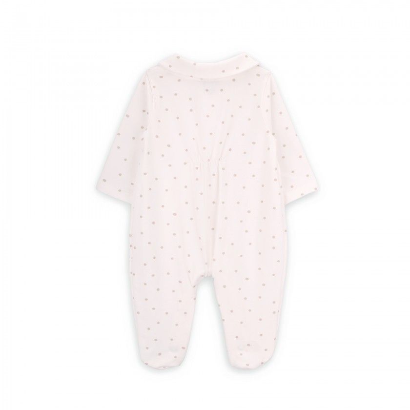 Bubbles babygrow for baby in organic cotton